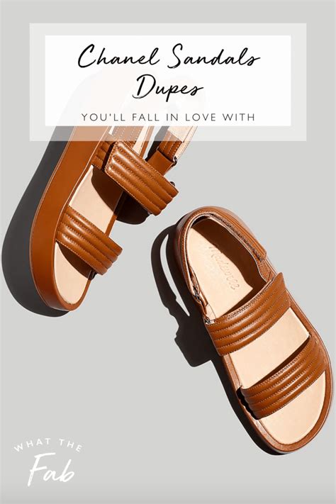 chanel sandals dupes|chanel suspenders dupe.